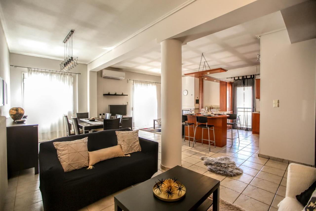 Grand Meteora Central Luxury Apartment Калампака Экстерьер фото